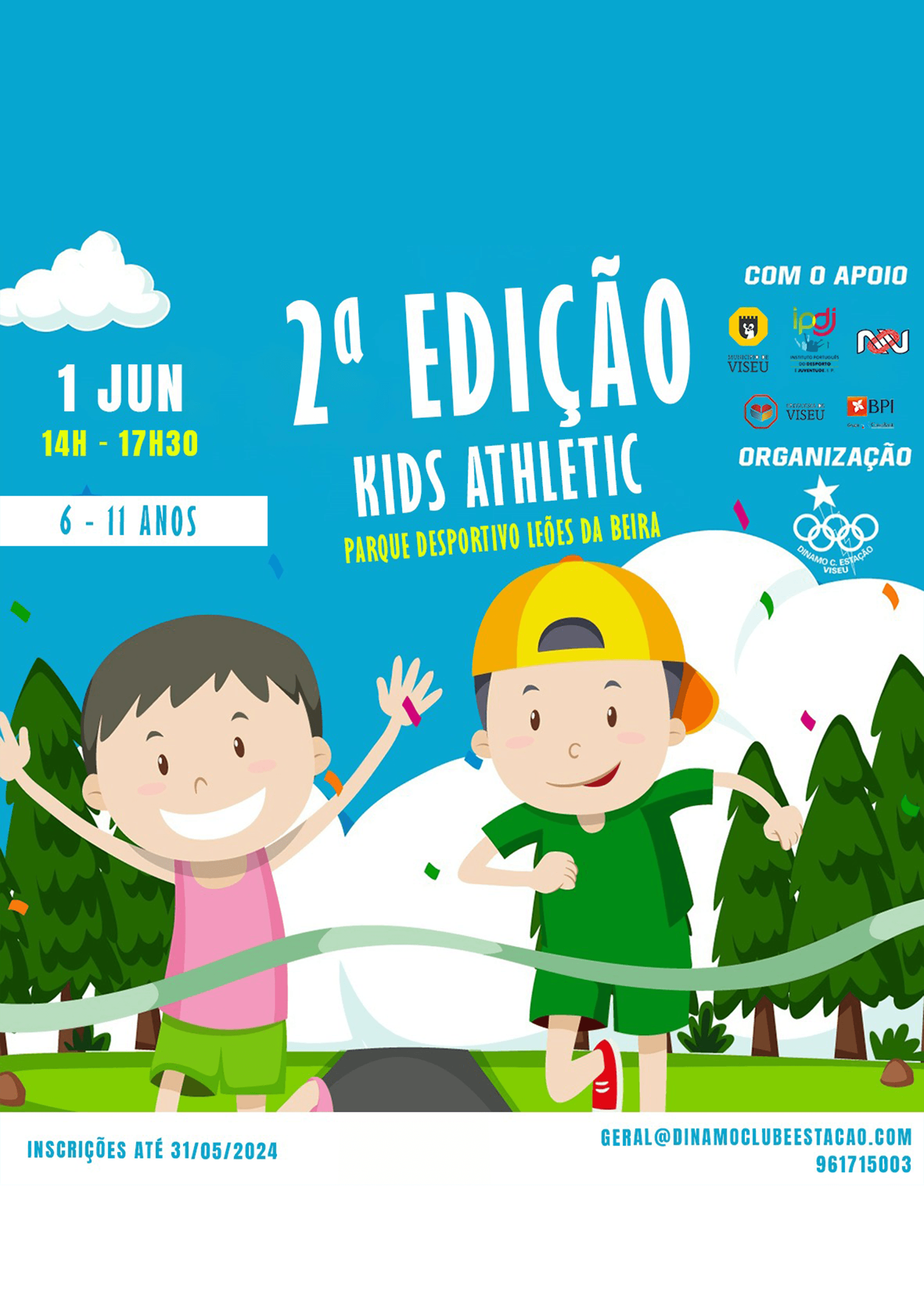Circuito Kids Athletics - 2ª Edição Dínamo Clube Estação