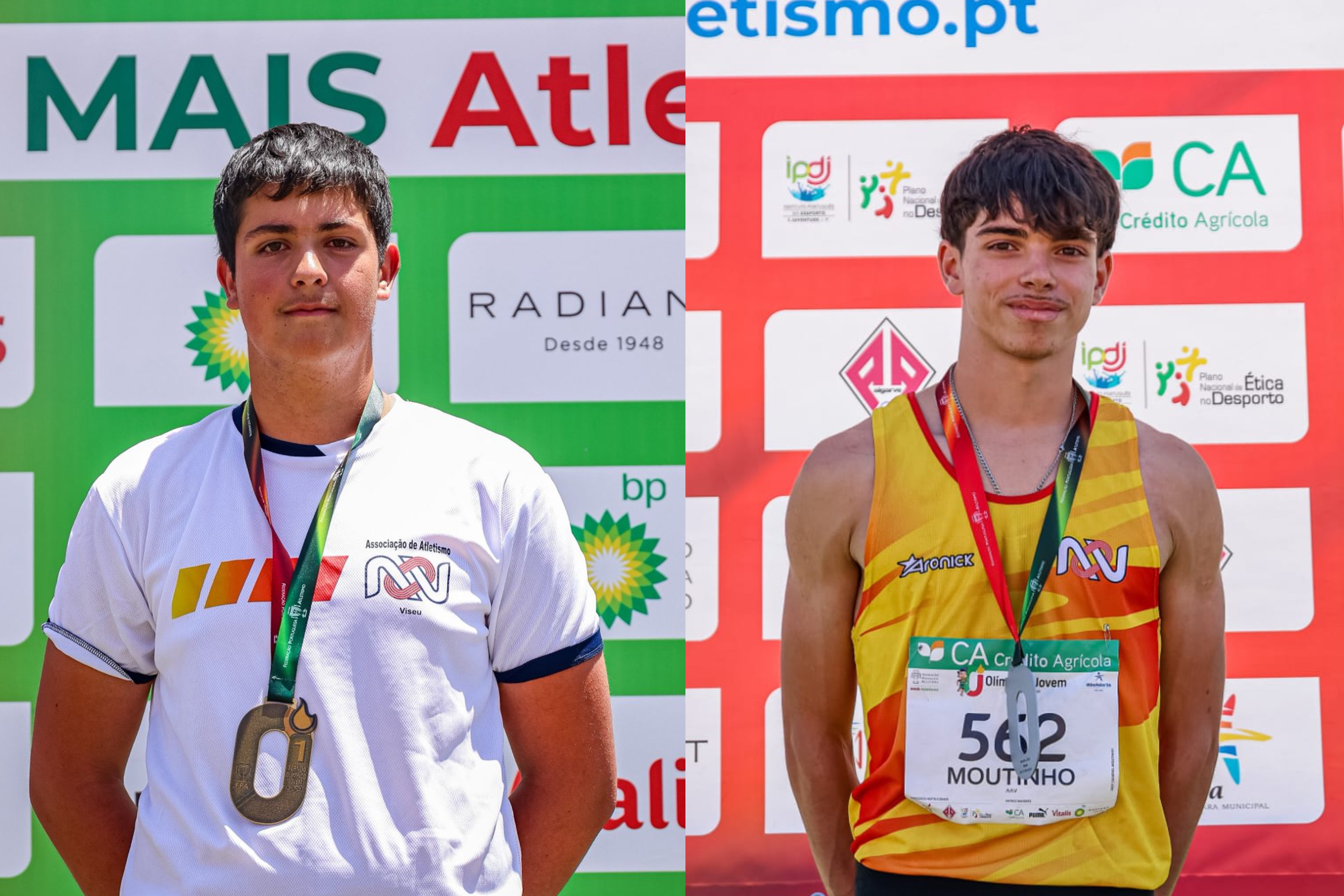 Rodrigo Carvalho e Gabriel Moutinho em destaque no Olímpico Jovem em Albufeira